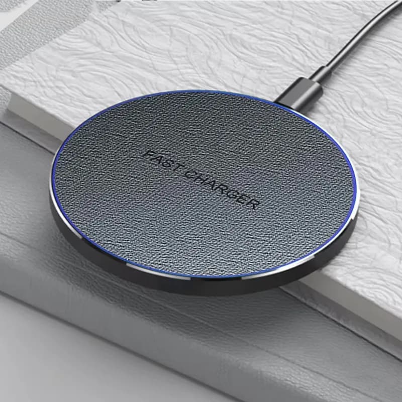 Ultra-Thin Wireless Charger Pad – 15W Fast Charge, Qi Compatible