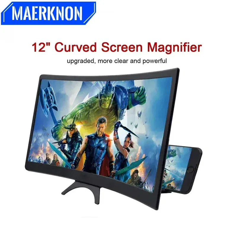 12-Inch Phone Screen Magnifier – HD Amplifier Stand